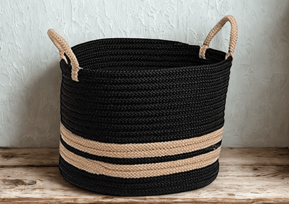 Nature’s Grace Jute Basket – 12x14 Multi-Utility Charm