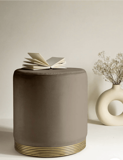 Velvet Charm Ottoman Pouffes – Luxe Comfort Meets Style