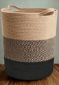 Rustic Charm Jute Laundry & Storage Basket