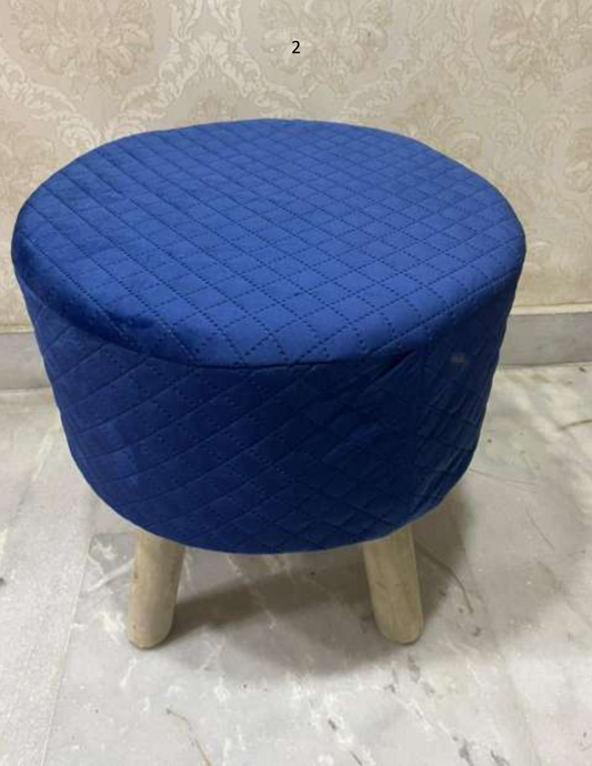 Velvet Touch Quilted Stool