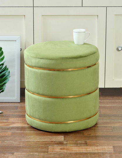 Velvet Pouffe Stool – Elegant Ottoman for Living Room.