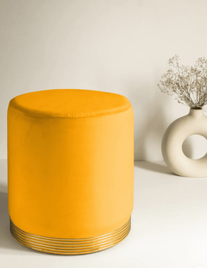Velvet Charm Ottoman Pouffes – Luxe Comfort Meets Style