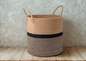 Rustic Charm Jute Laundry & Storage Basket