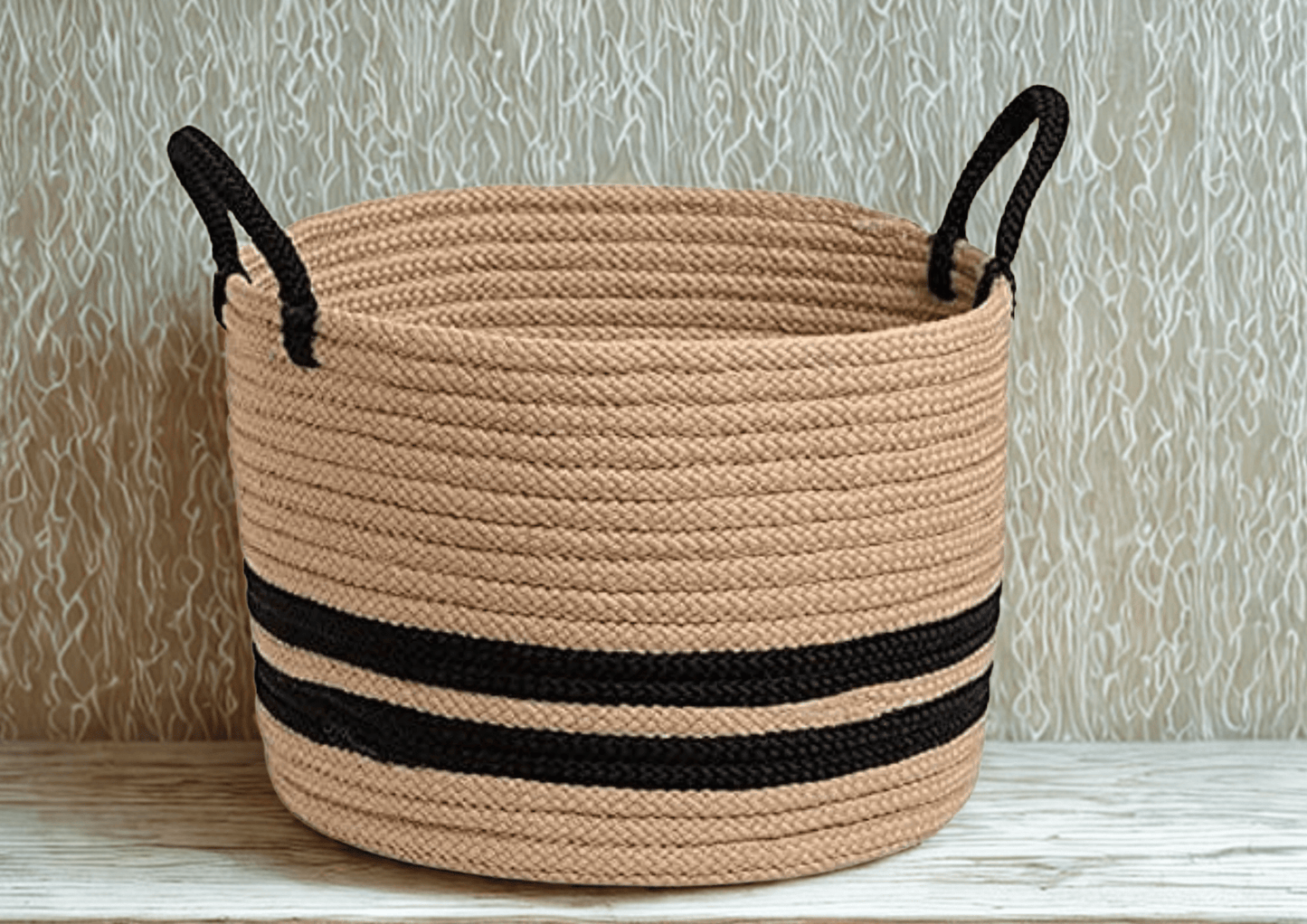 Nature’s Grace Jute Basket – 12x14 Multi-Utility Charm