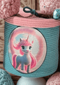Little Joys – Kids Character Cotton Rope Storage Basket Collection (with Lid).