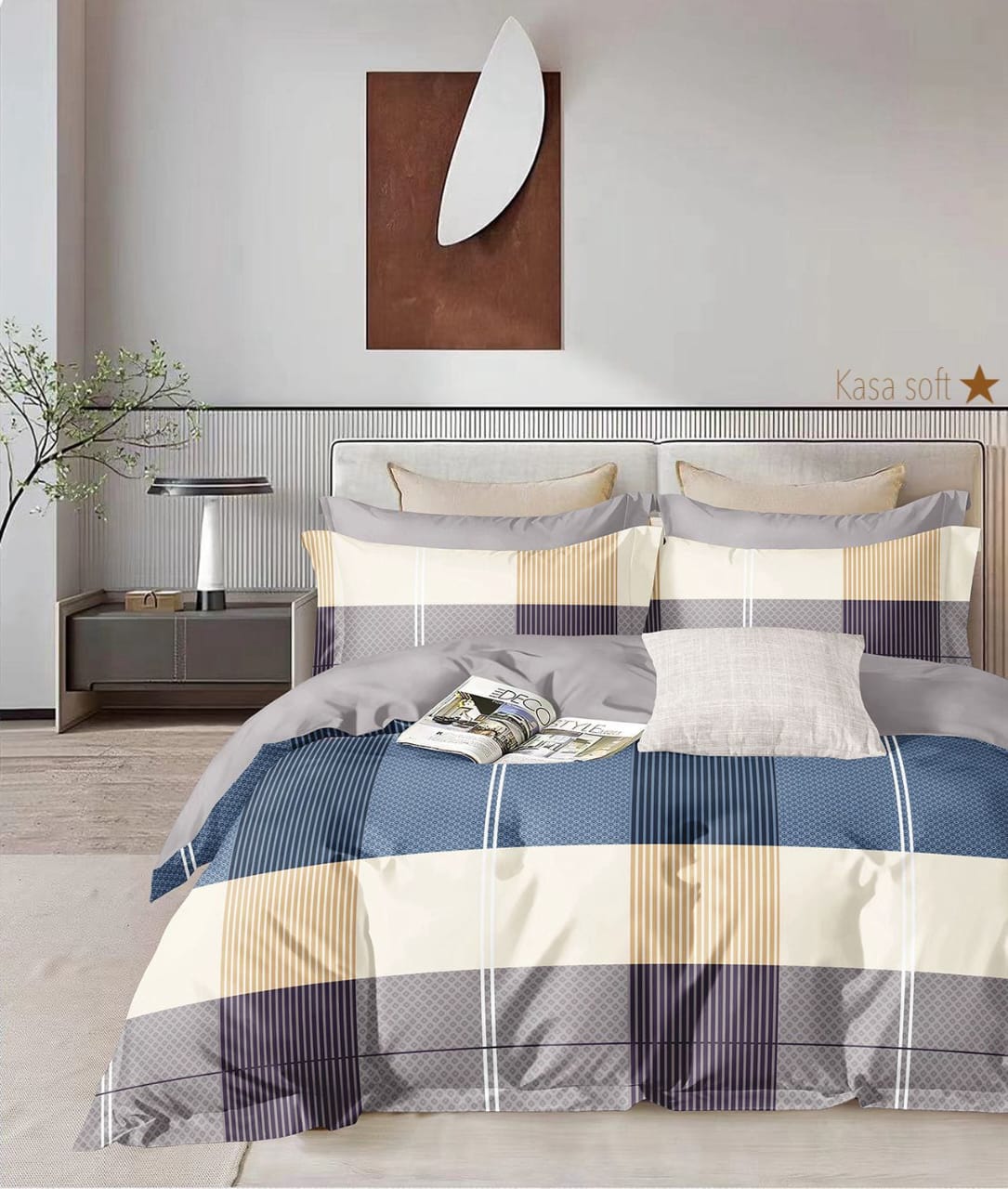 Kasa Premium Bedsheet Set One Plus Two | Nke Decor