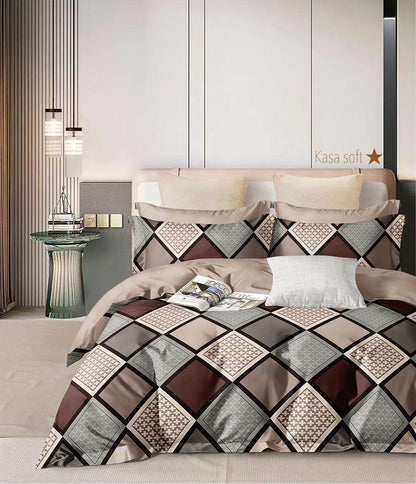Kasa Premium Bedsheet Set One Plus Two | Nke Decor