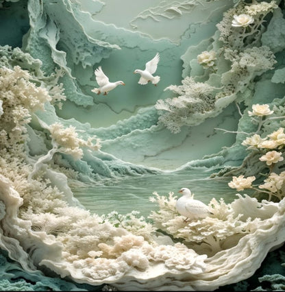 Digital Dreams – 7D King Size Bedsheet for a Perfect Bedroom Glow-Up