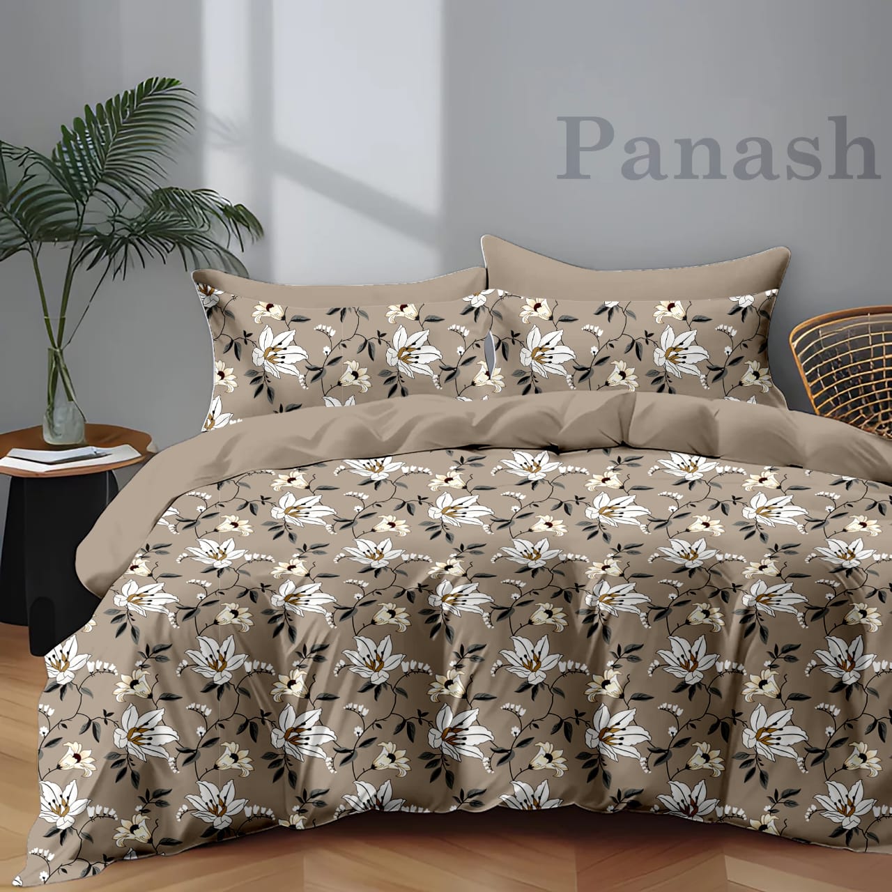 Panash Bedsheet Set One Plus Two