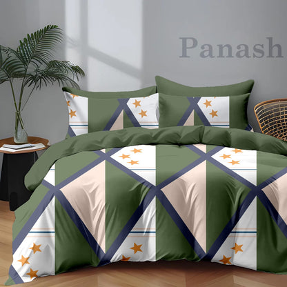 Panash Bedsheet Set One Plus Two