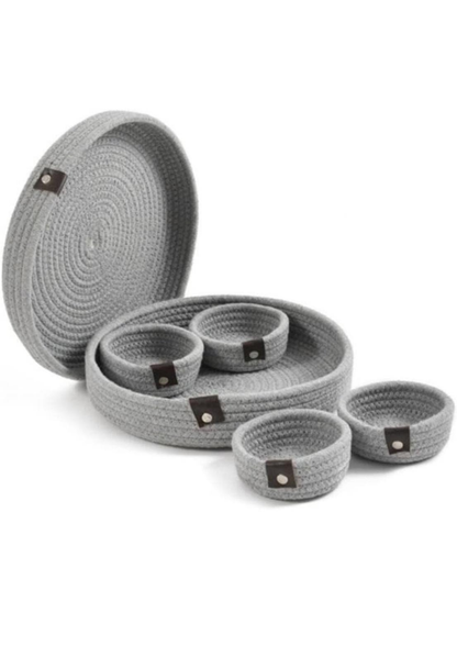 Sustainable & Stylish Jute Dry Fruit Tray